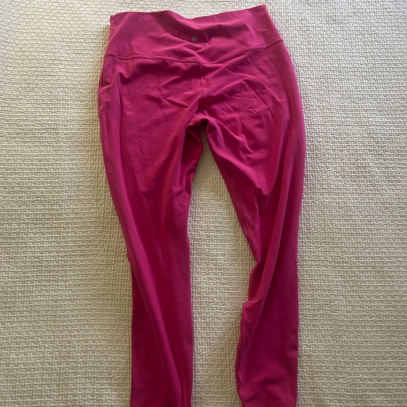 Lululemon Align High-Rise Pant 28" Sonic Pink (matching jacket for $90 total) - Picture 9 of 9